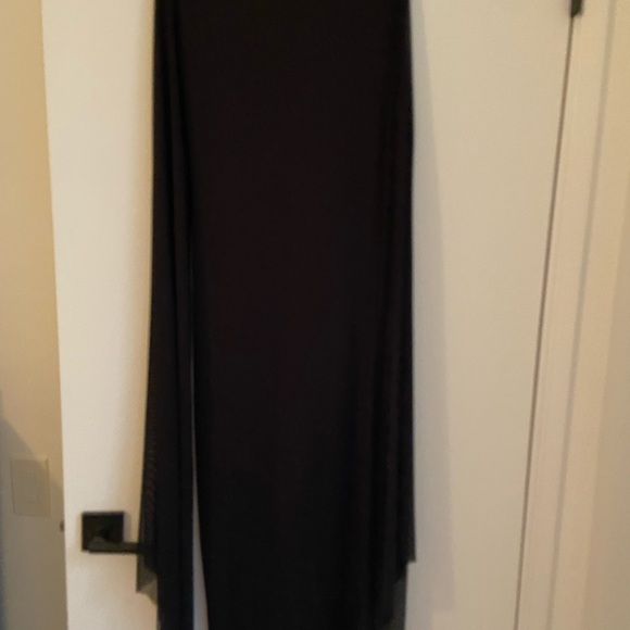 SHEIN women’s Evening Dress, front split. Sheer loose sleeves. Size S - Picture 3 of 9